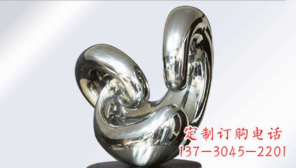 广场不锈钢抽象雕塑 (6)