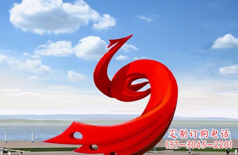 凤凰雕塑 - 广场/不锈钢/抽象/凤凰 凤凰雕塑 - 广场/不锈钢/抽象/凤凰