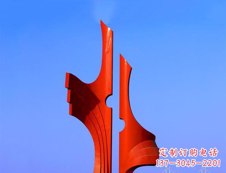 广场不锈钢创意手雕塑