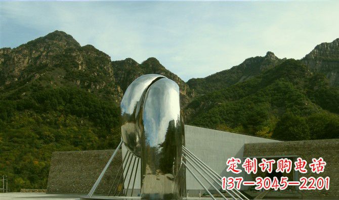广场不锈钢大型抽象雕塑