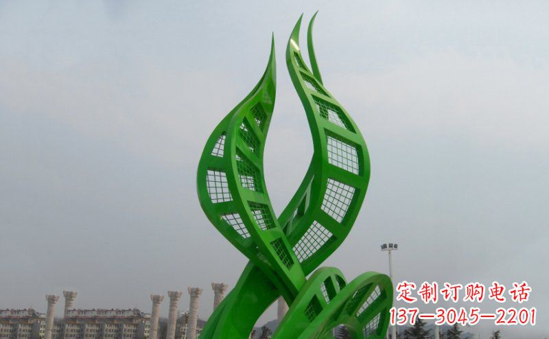 广场不-锈-钢-雕-塑- (2)