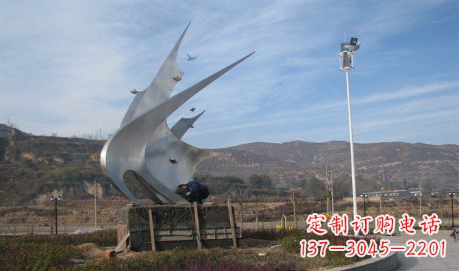 广场不-锈-钢-雕-塑-城市雕塑
