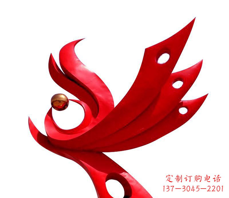 凤凰雕塑 - 广场/不锈钢/凤凰/社区 凤凰雕塑 - 广场/不锈钢/凤凰/社区