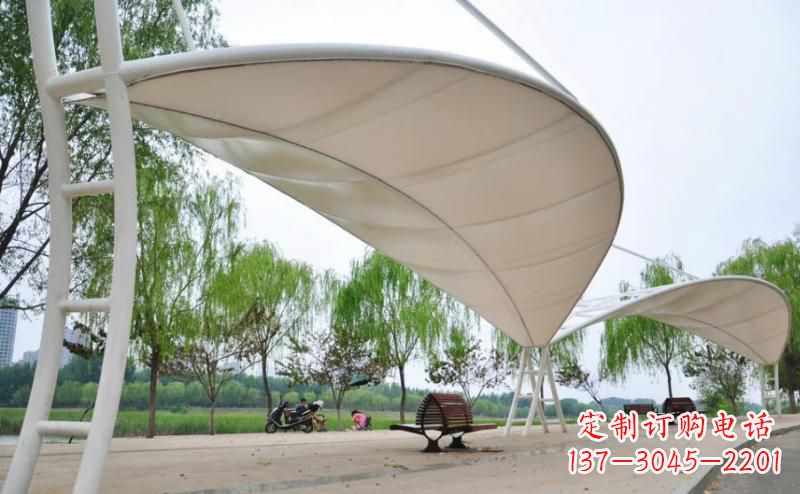 广场不锈钢凉亭雕塑
