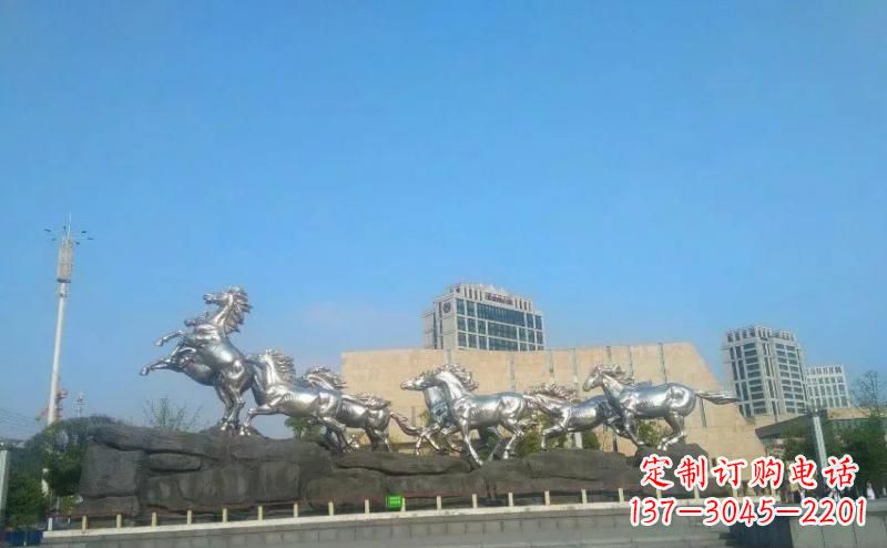 广场不锈钢马雕塑 (2) 广场不锈钢马雕塑 (2)