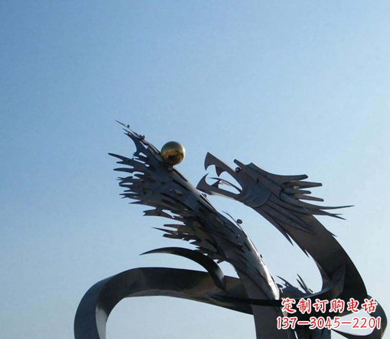 盘龙雕塑 - 广场/不锈钢/盘龙/抽象 盘龙雕塑 - 广场/不锈钢/盘龙/抽象
