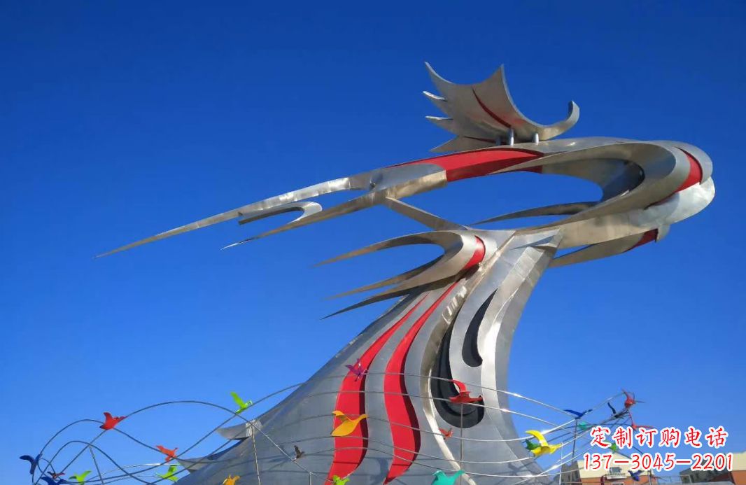 广场不锈钢铁艺景观雕塑