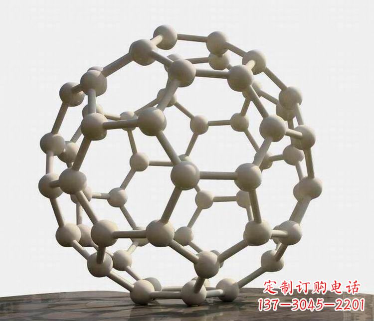 广场不锈钢五铢连心景观雕塑