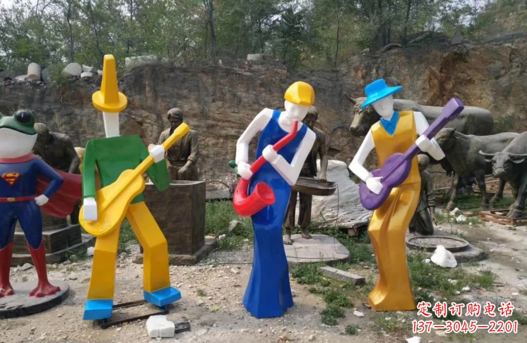 广场不锈钢小品音乐雕塑
