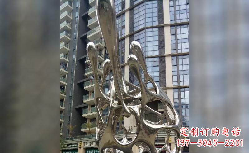 广场不锈钢造型雕塑