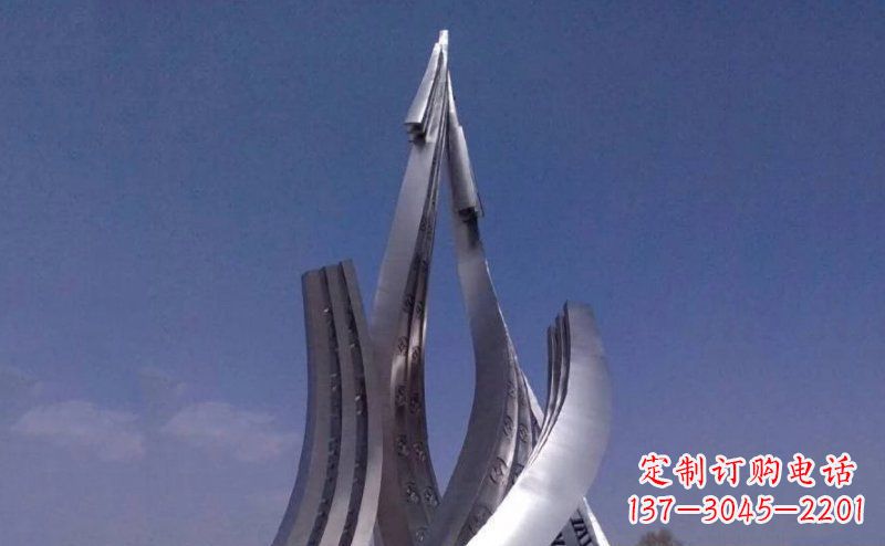 广场抽象不-锈-钢-雕-塑-