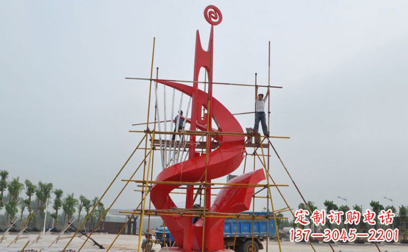 广场公园不-锈-钢-雕-塑-
