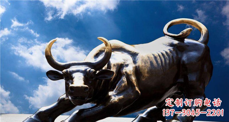 广场华尔街牛铜雕 (4)