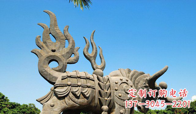 火牛雕塑 - 广场/火牛/铜雕 火牛雕塑 - 广场/火牛/铜雕
