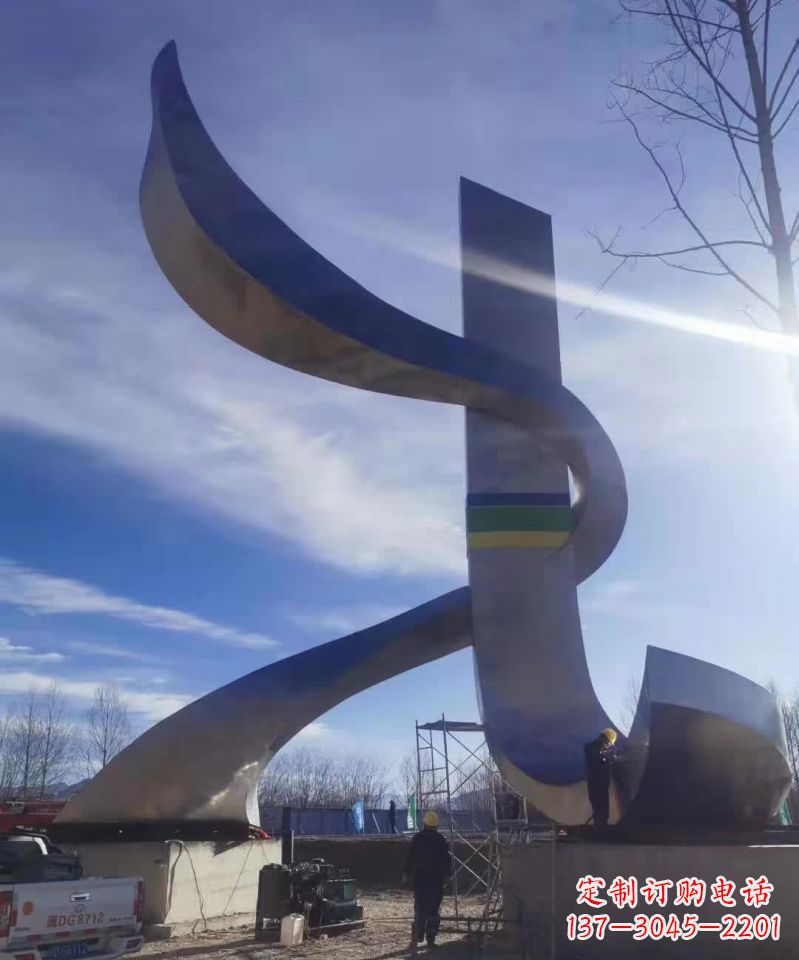 广场景观不-锈-钢-雕-塑-