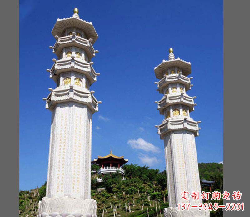 广场景观大理石宝塔石雕