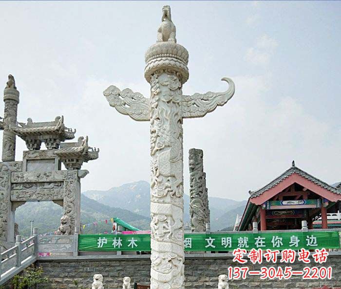 广场景观大理石华表石雕