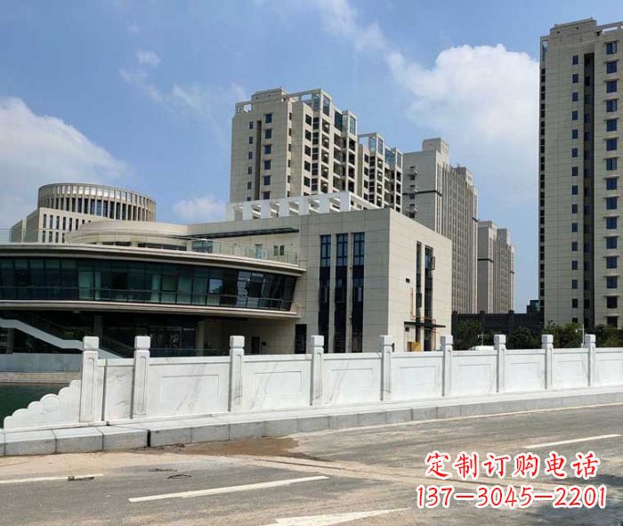 广场景观大理石栏板雕塑