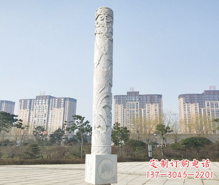 龙柱雕塑 - 广场/景观/大理石/龙柱/石雕 龙柱雕塑 - 广场/景观/大理石/龙柱/石雕