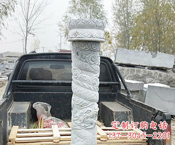 广场景观大理石柱子石雕