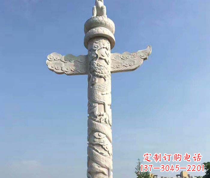 广场景观华表石雕