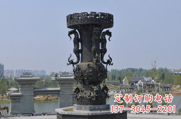 广场酒樽景观铜雕