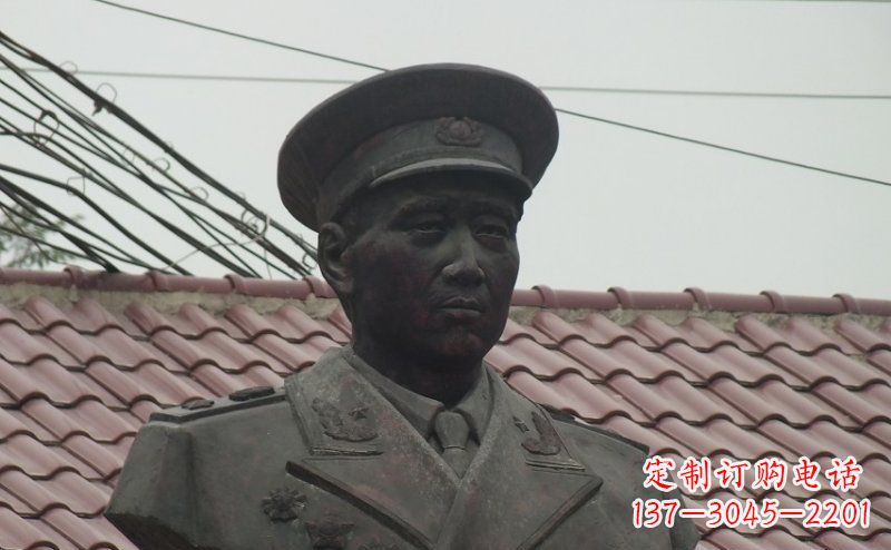 广场开国元帅伟人铜雕