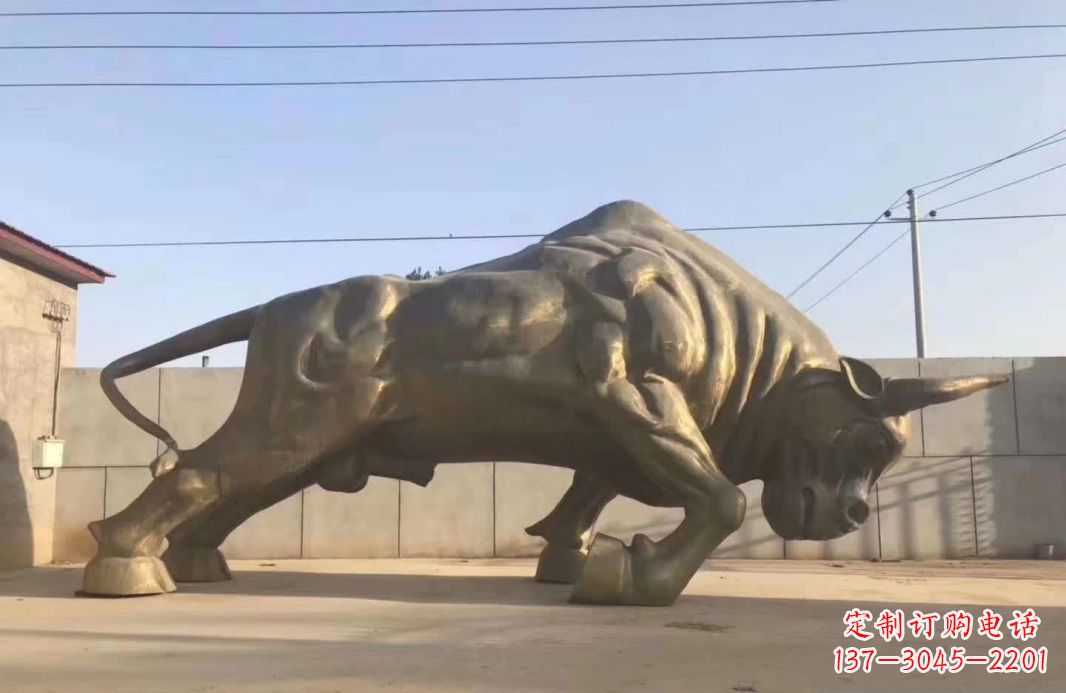 广场开荒牛铜雕塑