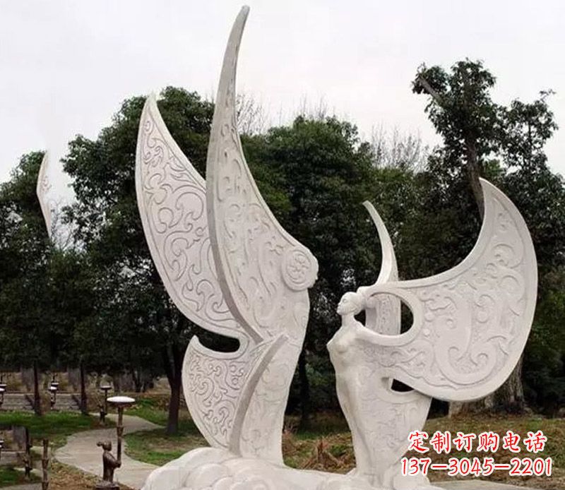 广场梁山伯与祝英台景观石雕