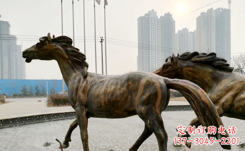 广场马动物铜雕 广场马动物铜雕