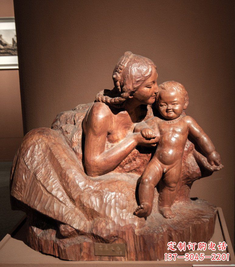广场母爱母子景观铜雕