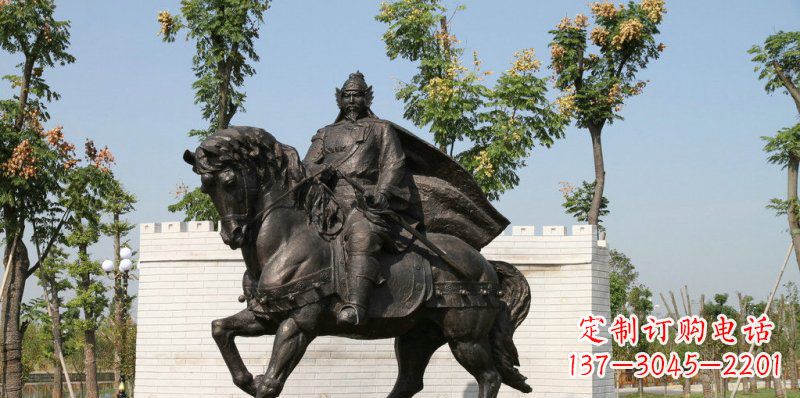 广场三国时期人物铜雕 广场三国时期人物铜雕