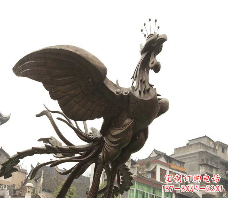 广场/展翅/凤凰/景观/铜雕-广场展翅的凤凰景观铜雕 广场/展翅/凤凰/景观/铜雕-广场展翅的凤凰景观铜雕