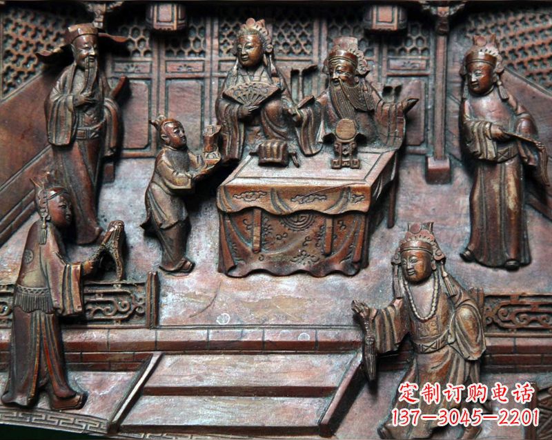 郭子仪拜寿浮雕雕塑