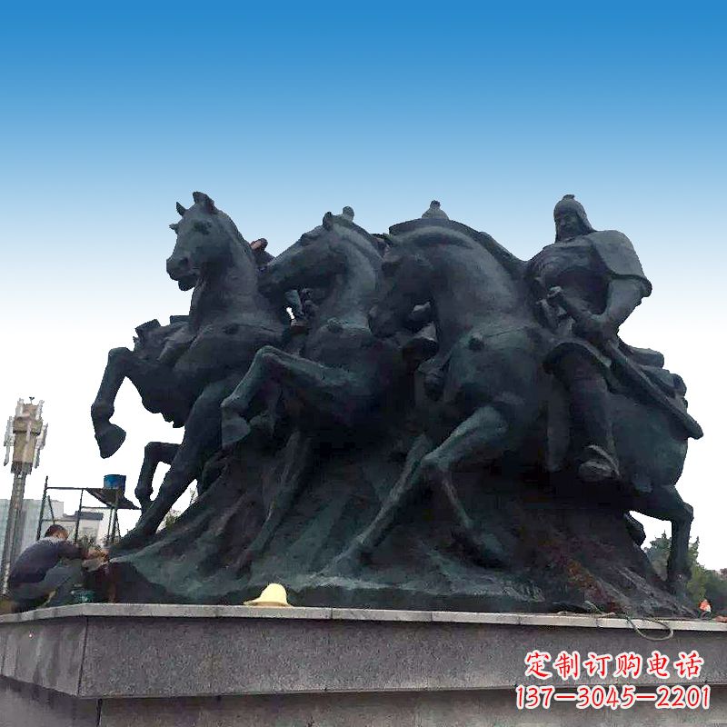 郭子仪出征景观雕塑