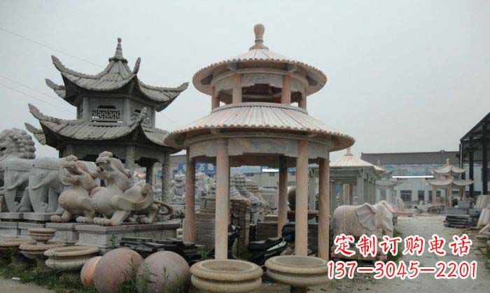 圆顶雕塑 - 海边/景观/晚霞/圆顶/石雕/凉亭 圆顶雕塑 - 海边/景观/晚霞/圆顶/石雕/凉亭
