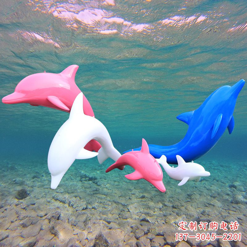 玻璃钢雕塑 - 海豚/玻璃钢/彩绘 玻璃钢雕塑 - 海豚/玻璃钢/彩绘