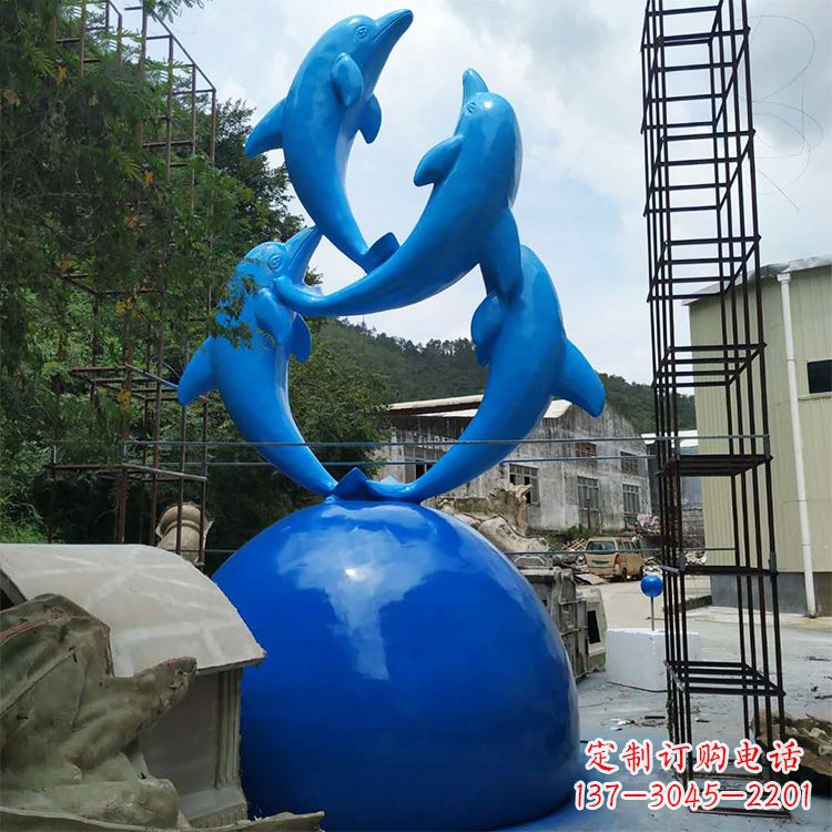 玻璃钢雕塑 - 海豚/玻璃钢/景观 玻璃钢雕塑 - 海豚/玻璃钢/景观