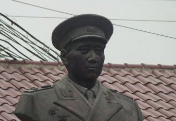 广场开国元帅伟人铜雕
