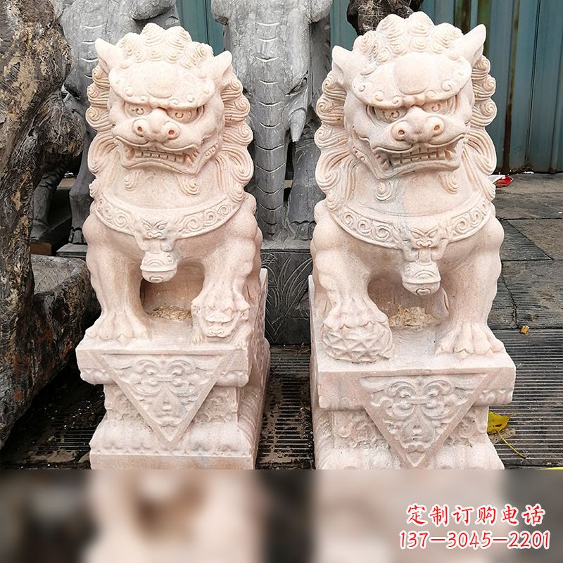 汉白玉北京狮子雕塑