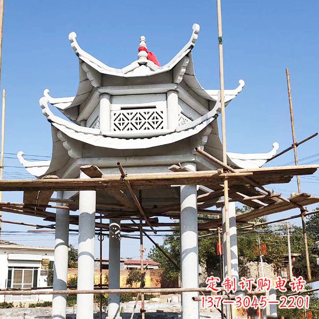 汉白玉大理石凉亭