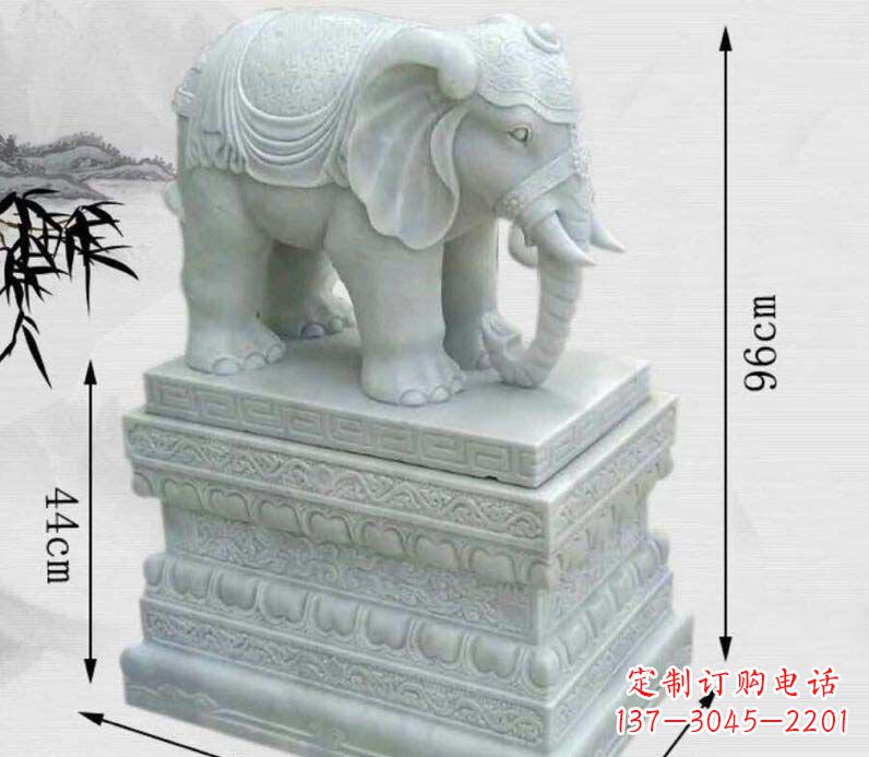 镇宅雕塑 - 汉白玉/大象/门口/镇宅/石雕 镇宅雕塑 - 汉白玉/大象/门口/镇宅/石雕