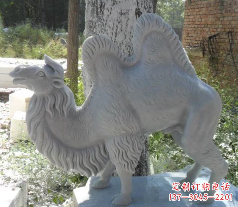 汉白玉动物骆驼石雕