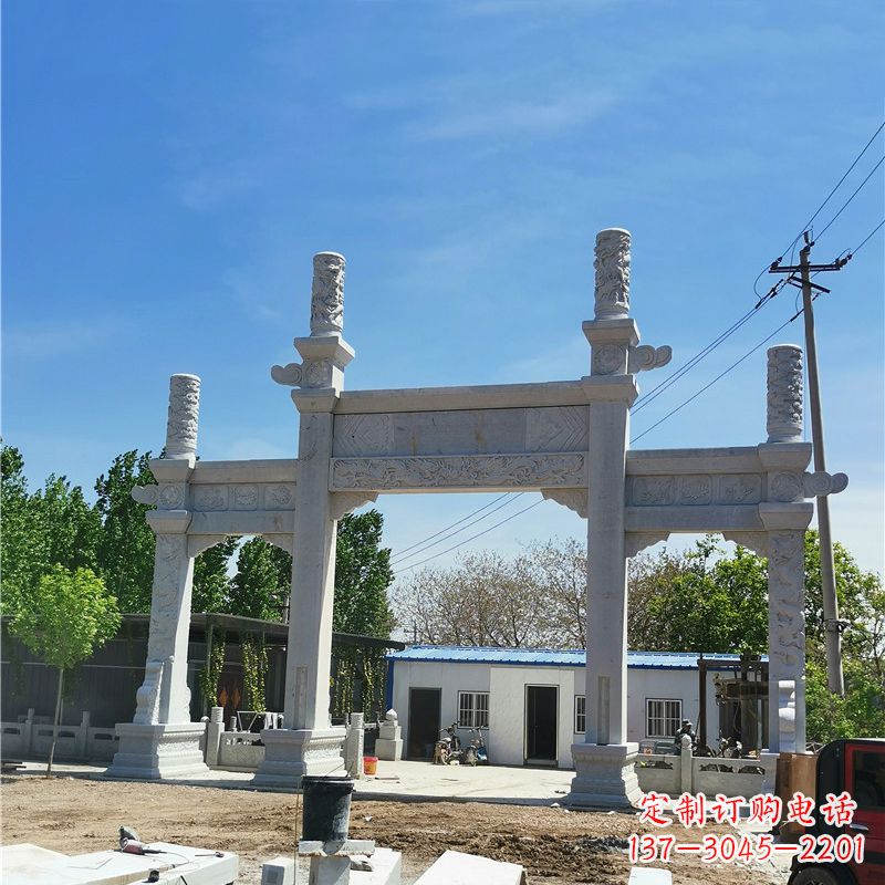 汉白玉景区石牌坊