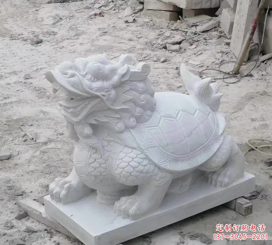 汉白玉雕塑 - 汉白玉/龙龟/动物 汉白玉雕塑 - 汉白玉/龙龟/动物