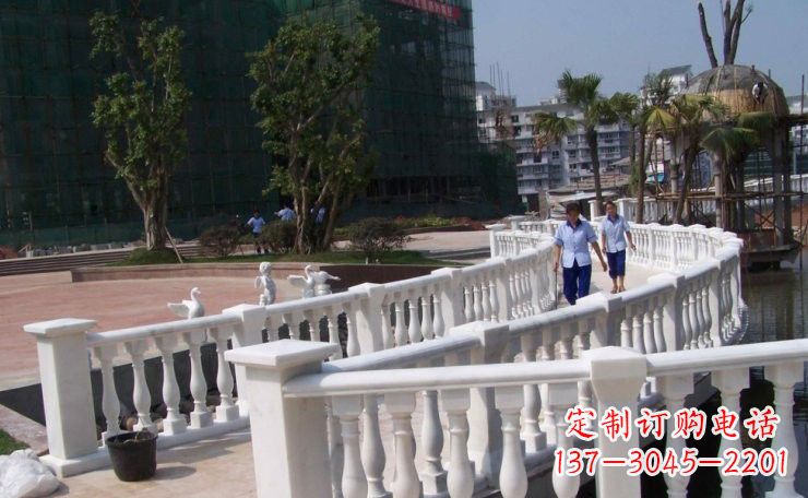 汉白玉欧式栏杆雕塑