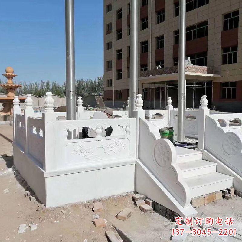 汉白玉企业升旗台