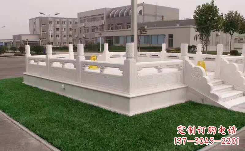 汉白玉升旗台雕塑1
