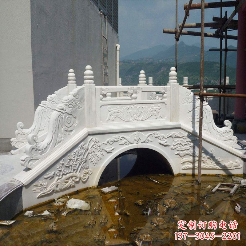 汉白玉庭院石桥