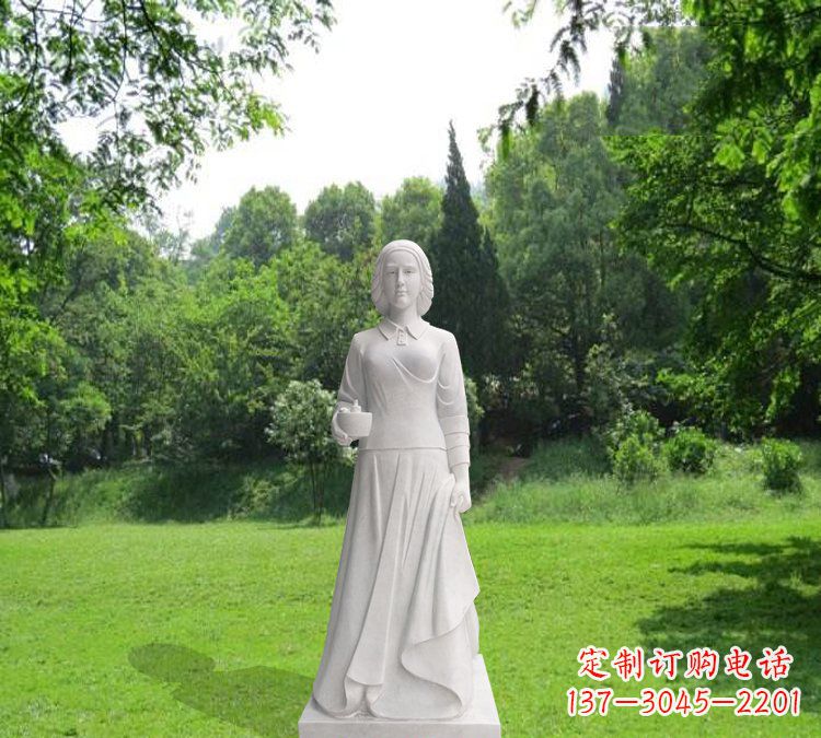 南丁格尔雕塑 - 汉白玉/西方/名人/南丁格尔 南丁格尔雕塑 - 汉白玉/西方/名人/南丁格尔